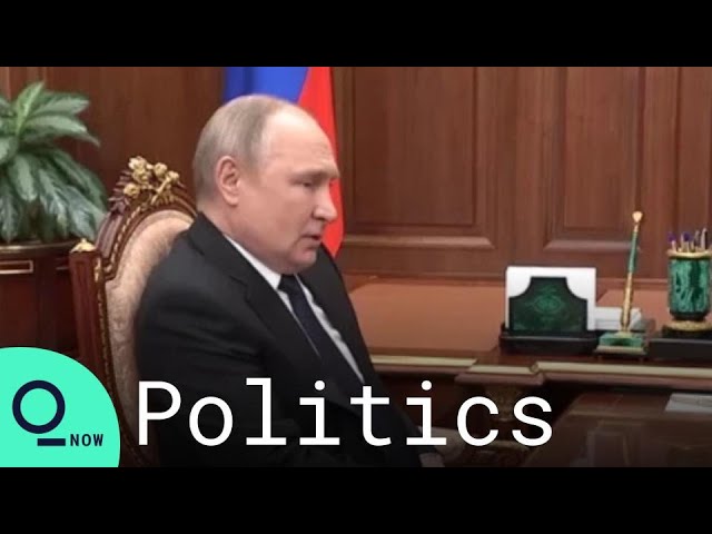 Video Of Putin Gripping Table Feeds Speculation That He Has Parkinsons