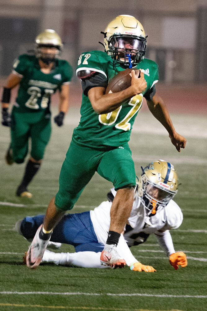 St. Monica Catholic High School Varsity Football Beats Santa Ana Valley ...