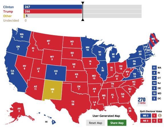 Gary Johnson May Win New Mexico, Which Would Keep both Trump and ...